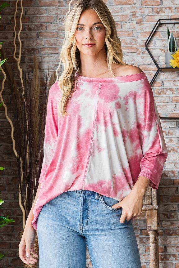 Cotton candy Tie Dye Top