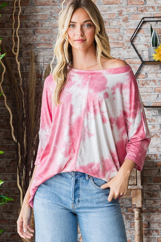 Cotton candy Tie Dye Top