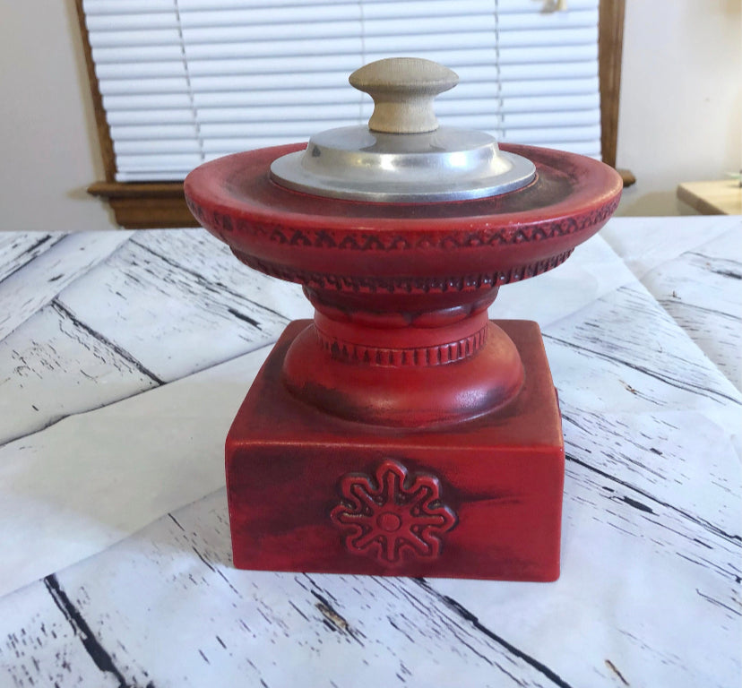 Christmas decor, candle holder, made in japan