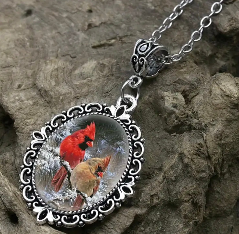 Cozy Cardinals Necklace