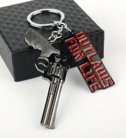 Outlaws for life keychain