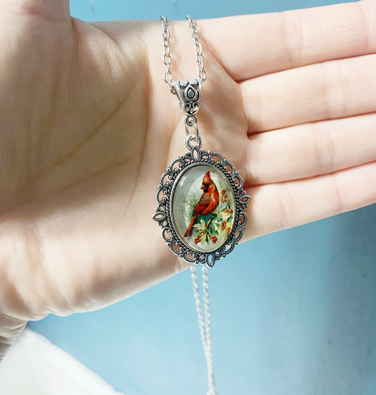 Cardinal Necklace