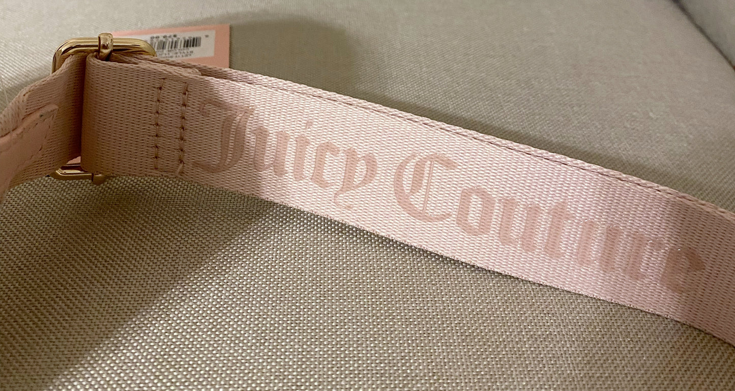 Juicy Couture Rhinestone Pink roll bag NWT