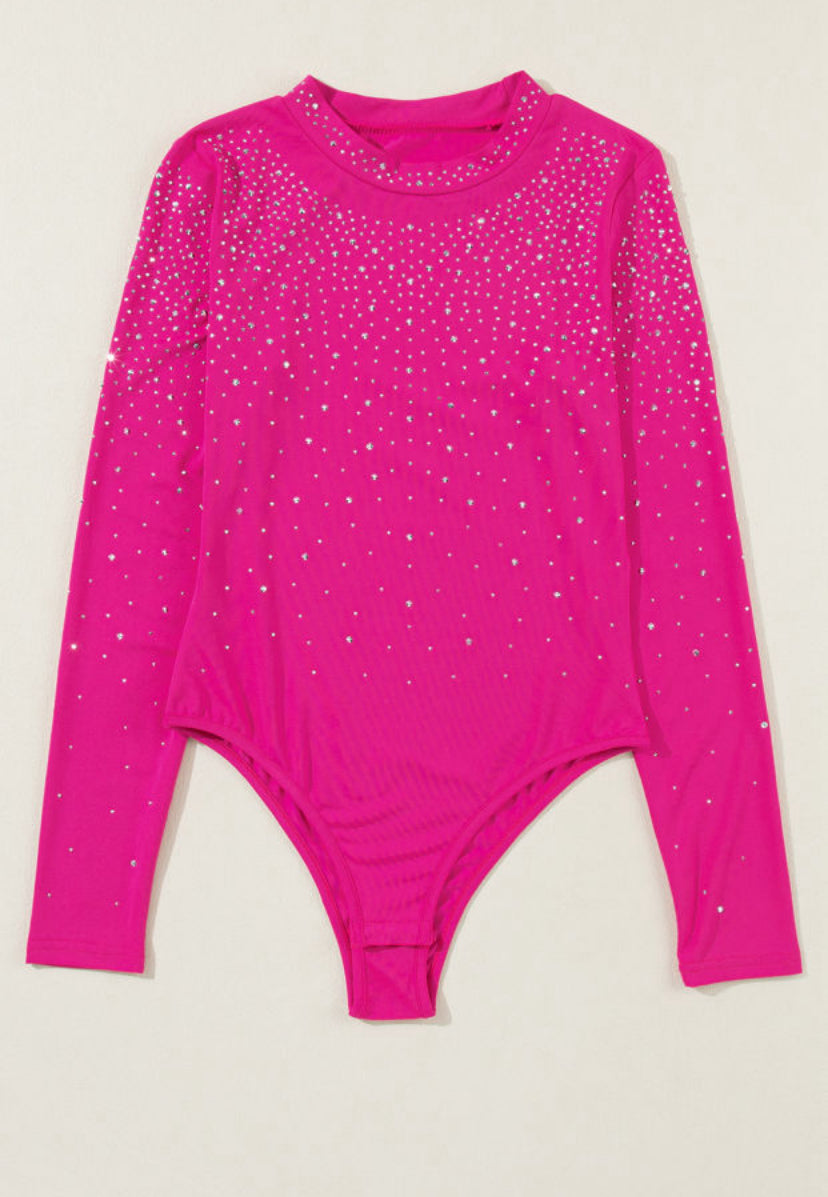 Sassy Diva Rhinestone Bodysuit