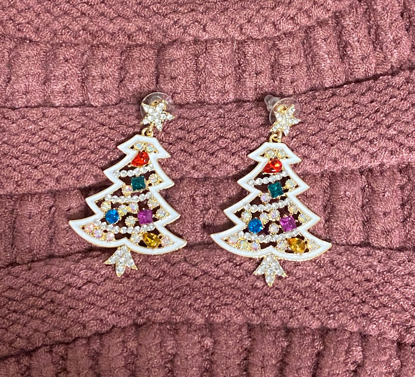 Dreamin of a white Christmas earrings