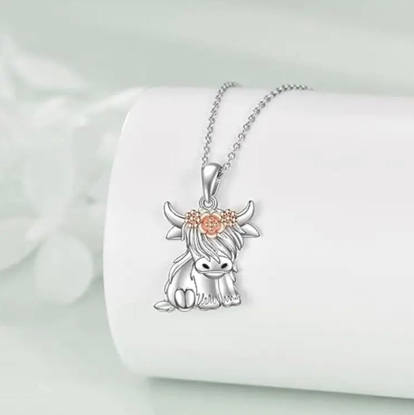 Highland Cow Necklace