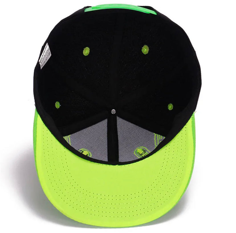 Middle finger Trucker hat: green