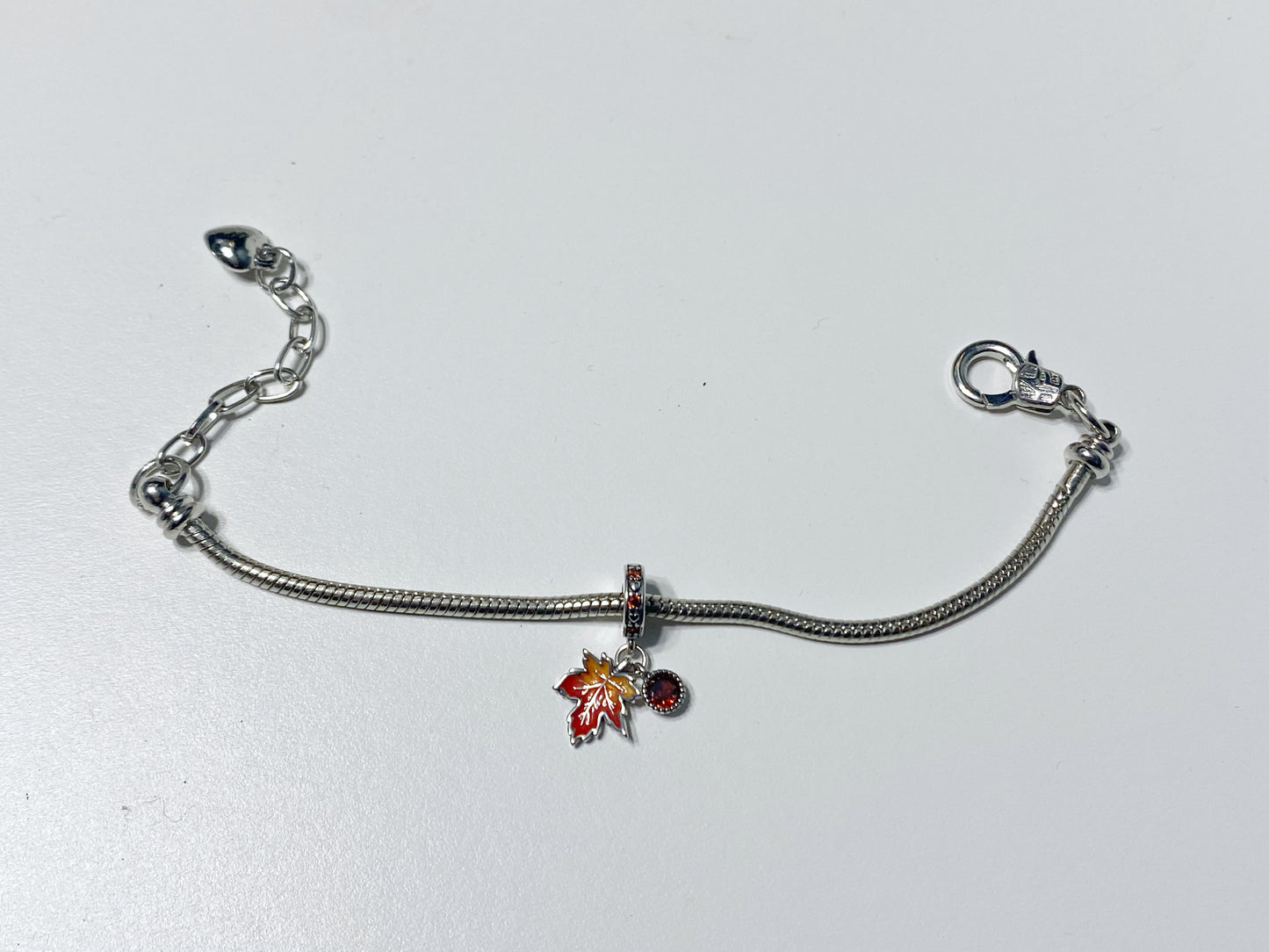 Fall Leaf Charm Bracelet