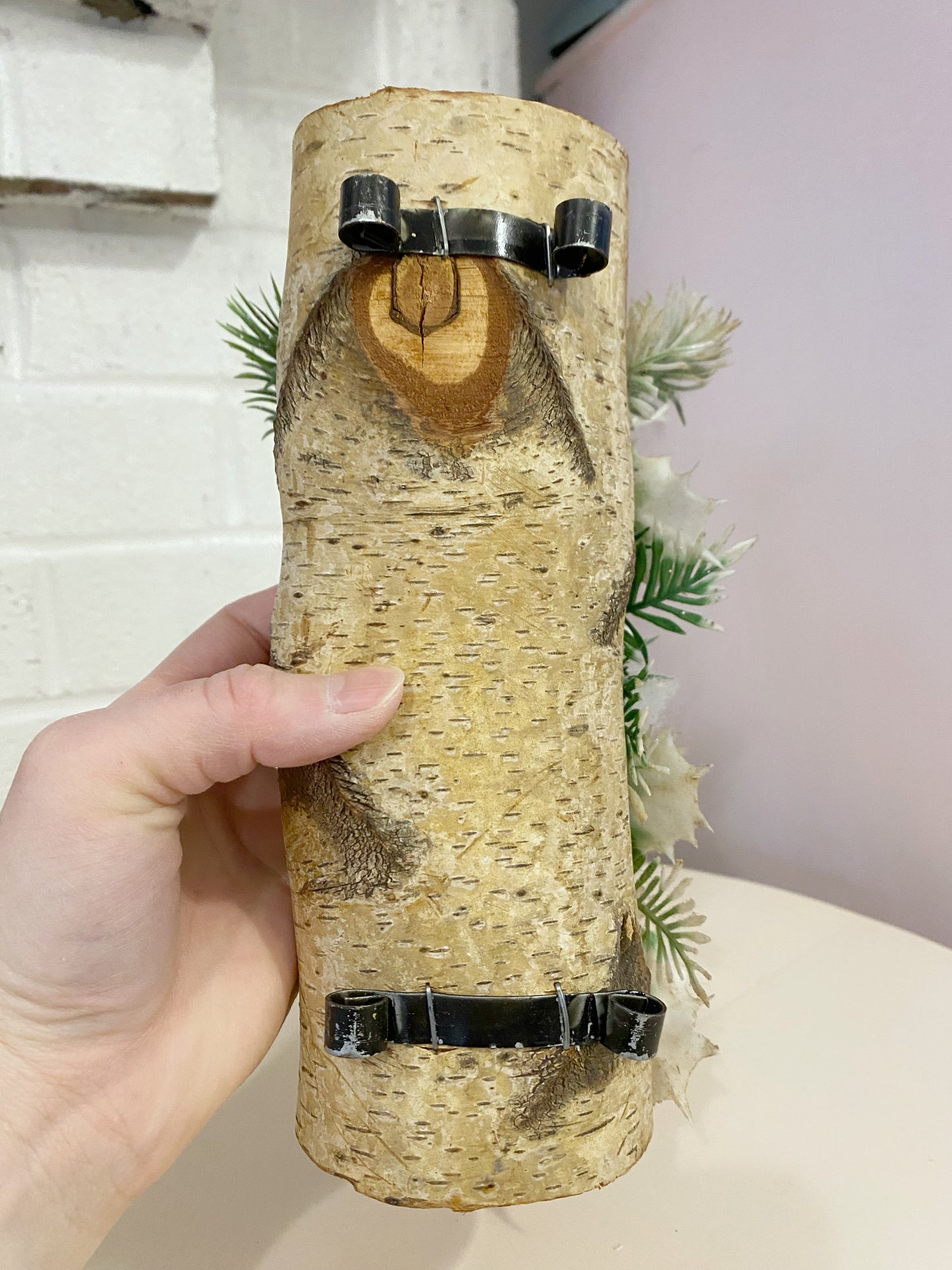 Holiday Log Decor