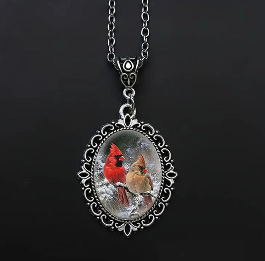 Cozy Cardinals Necklace