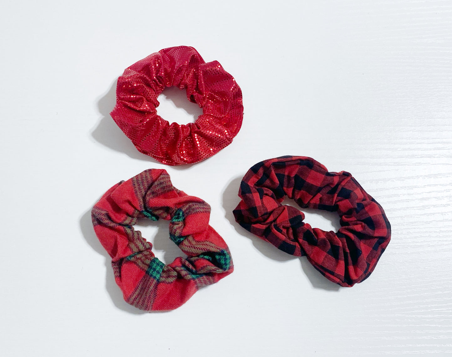 Plaid Scrunchies 3 pack