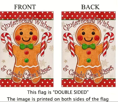 Gingerbread Garden Flag