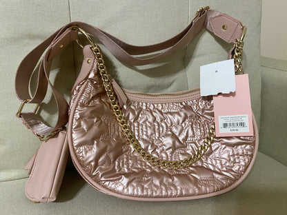 Juicy Couture Metallic pink bag with chain NWT