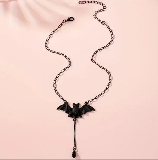 Gothic Bat Necklace