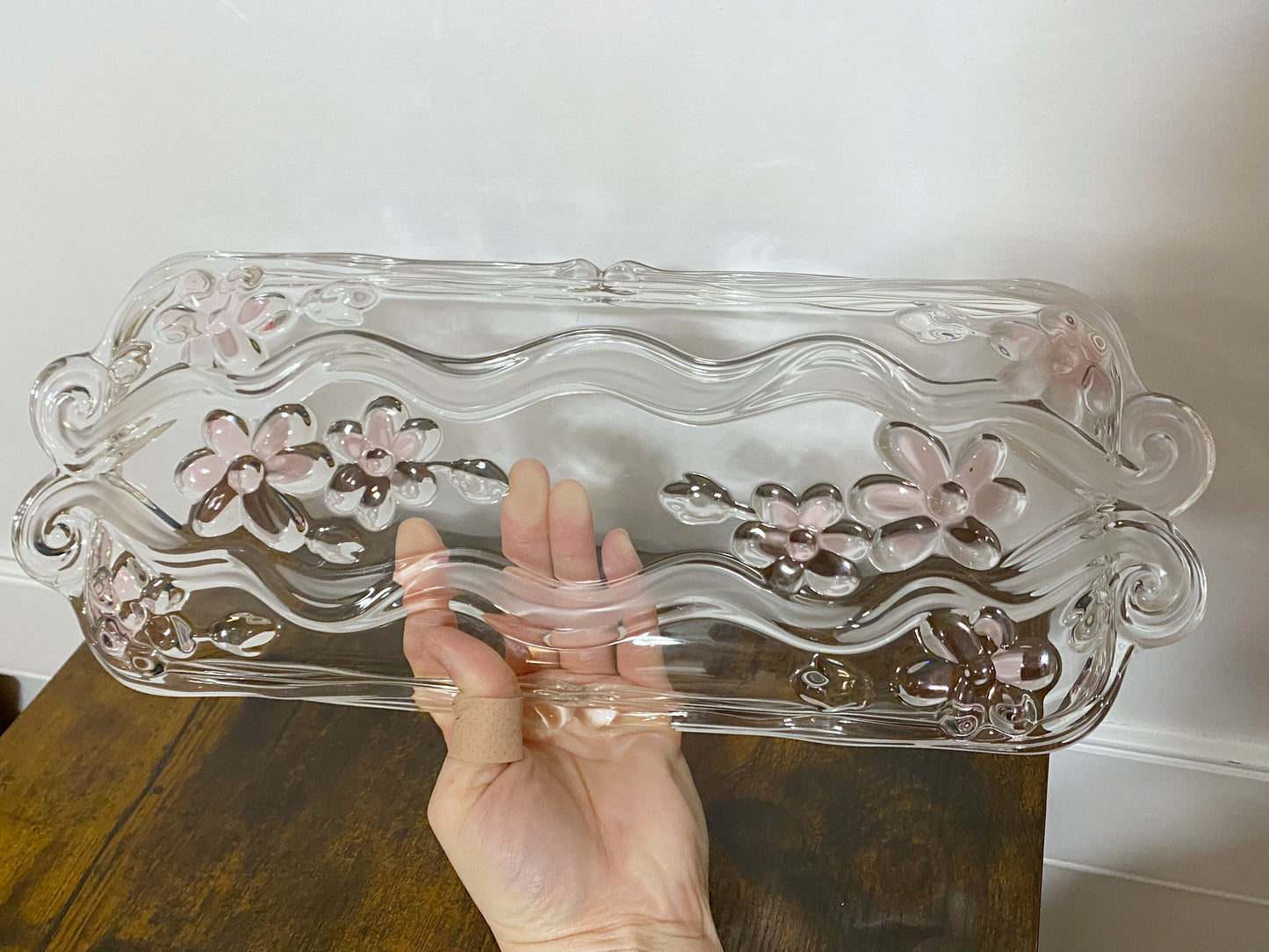 Square Glass Tray