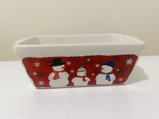 Snowman Dish