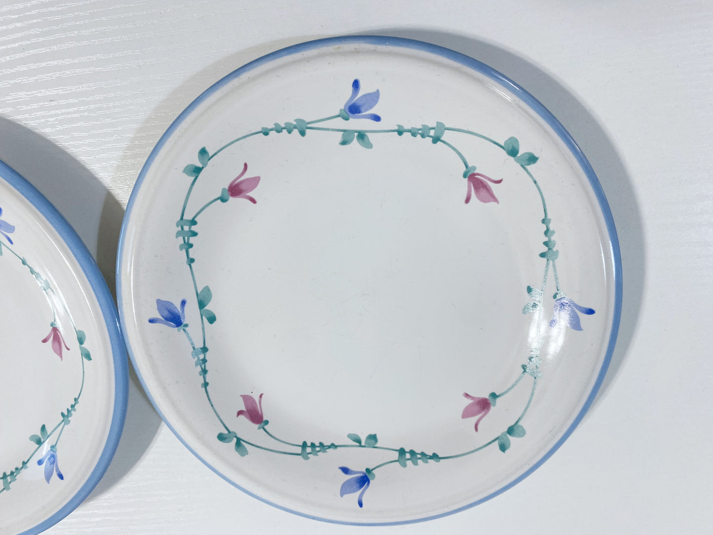 Floral Plates Set of 3