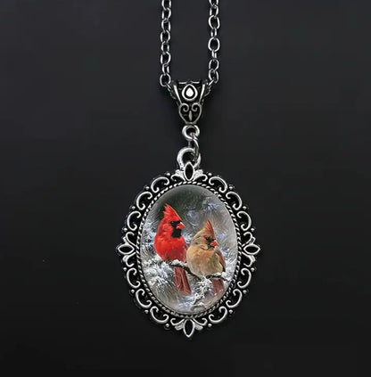 Cozy Cardinals Necklace