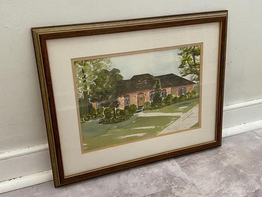 Lovely House picture signed print