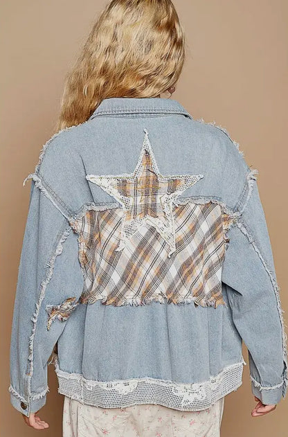 Star Patch Denim Jacket