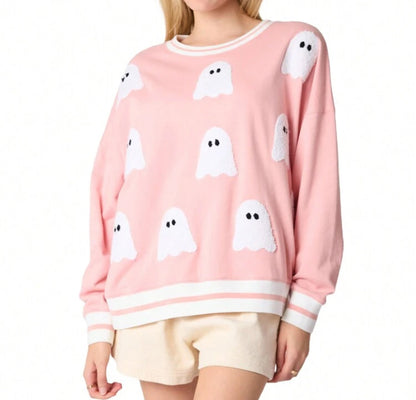 Pink Ghost Sweater