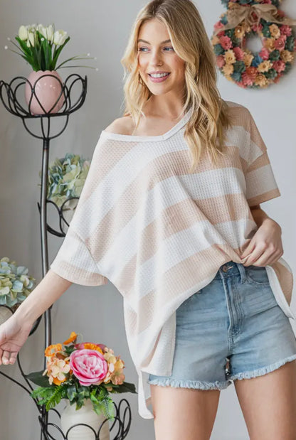 Sophia Stripe Oversized top