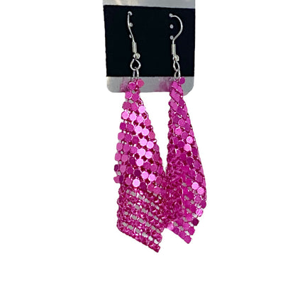 Hot Pink Dazzle Earrings