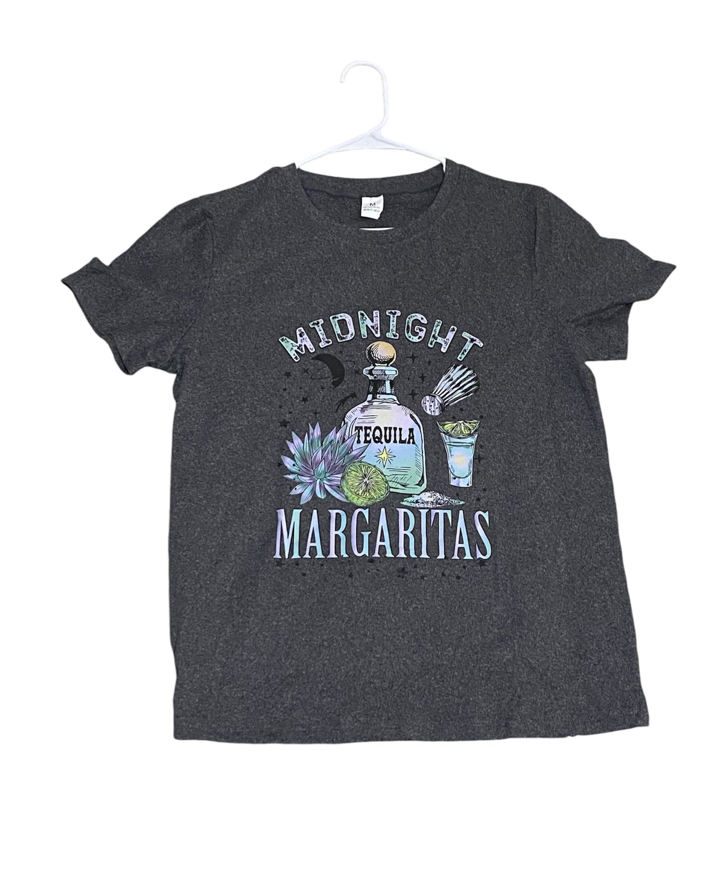 Midnight margaritas Tee: Dark Gray