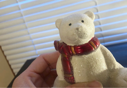 Christmas Bear Vintage Ceramic