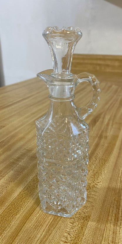 Vintage glass bottle *with chip*