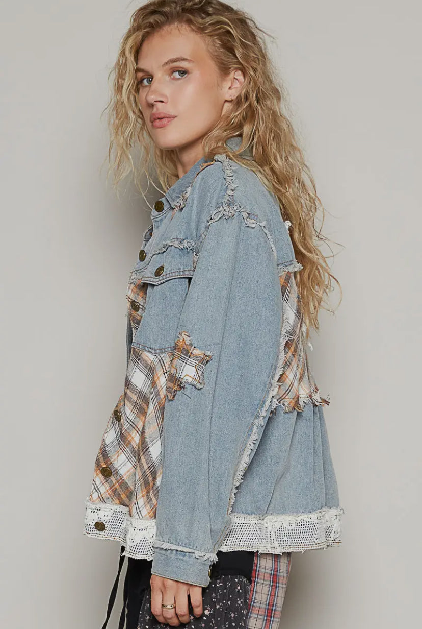 Star Patch Denim Jacket