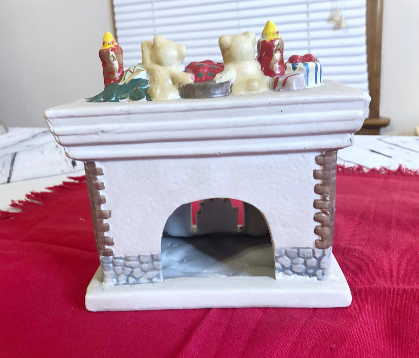 Holiday Porcelain Chimney with animals