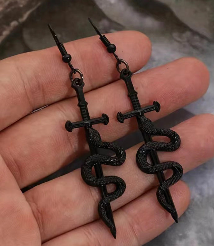 Snake Dagger earrings