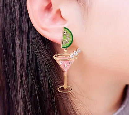 Pink Martini Earrings