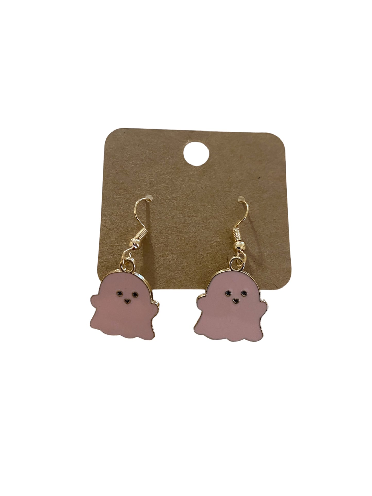 Pink Ghost Earrings