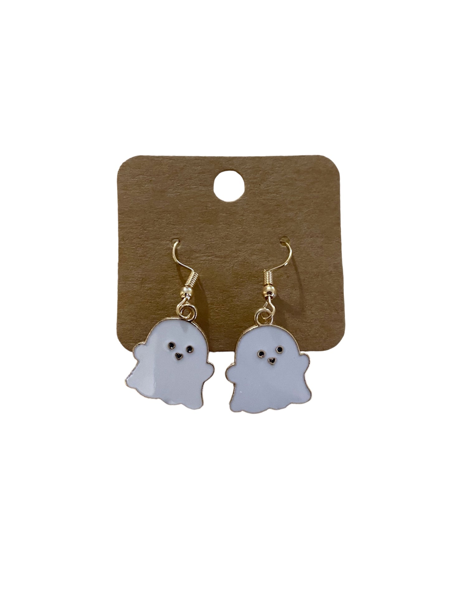 Ghost Earrings: white