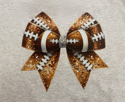 Coquette Bow Football Sweatshirt