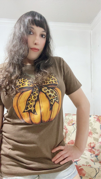 Pumpkin Bow Graphic Tee