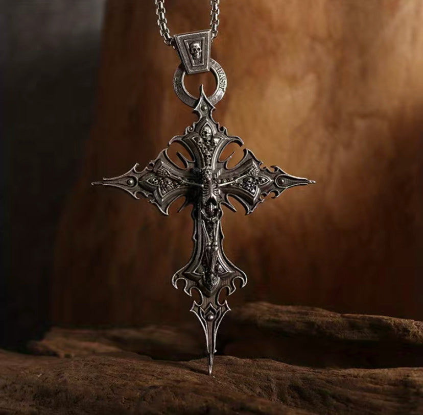 Skull Cross Necklace