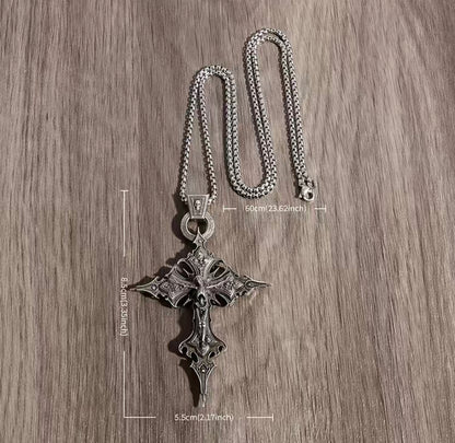 Skull Cross Necklace