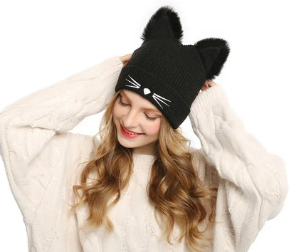 Cat ears beanie