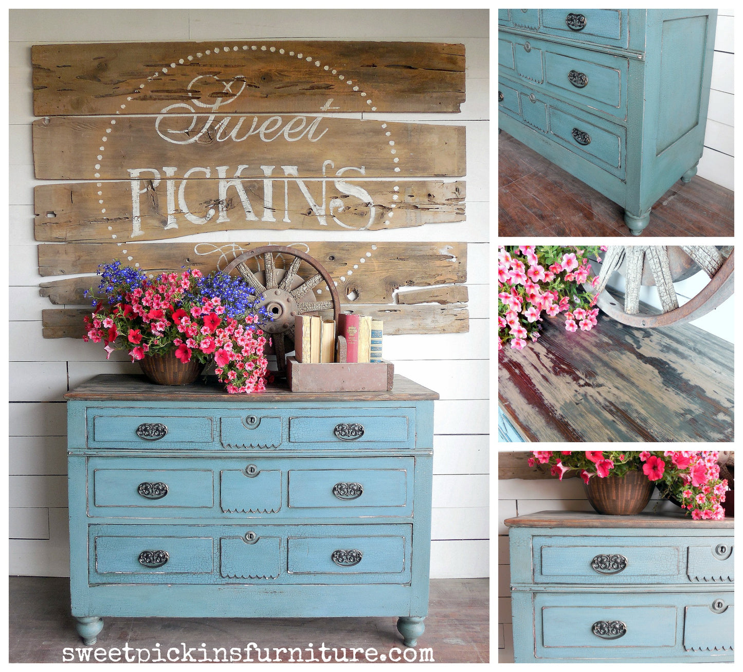 Moody Blue/ Sweet Pickins / Milk Paint