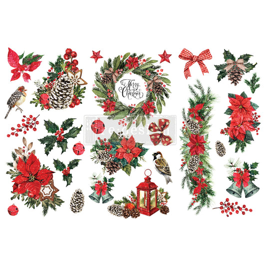 classic christmas – (3) 6″x12″ sheets