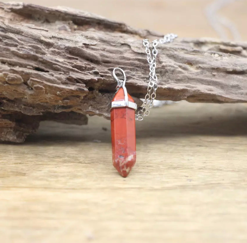 Red jasper necklace