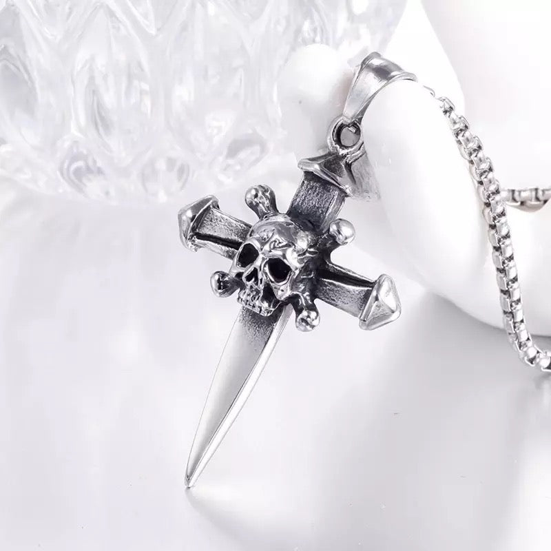 Skull Dagger Necklace