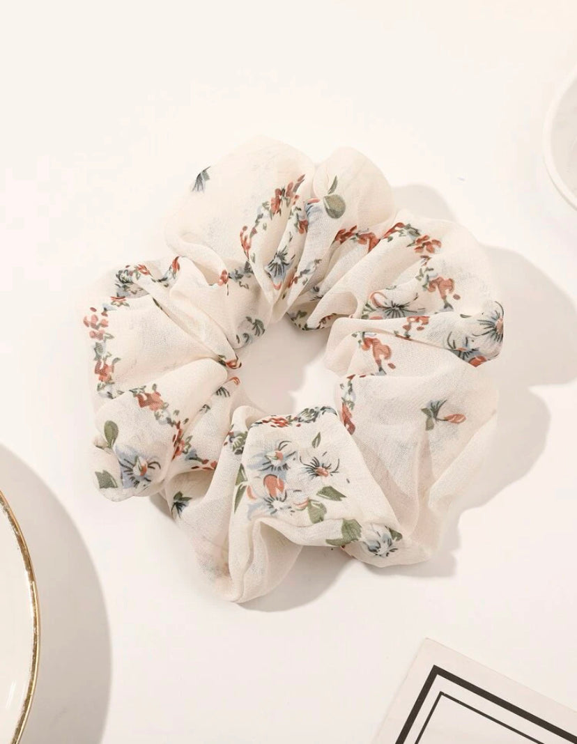 Floral Scrunchie