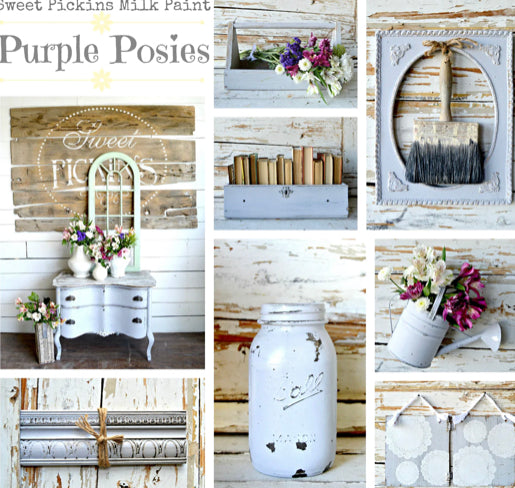 Purple Posies / Sweet Pickins / Milk Paint