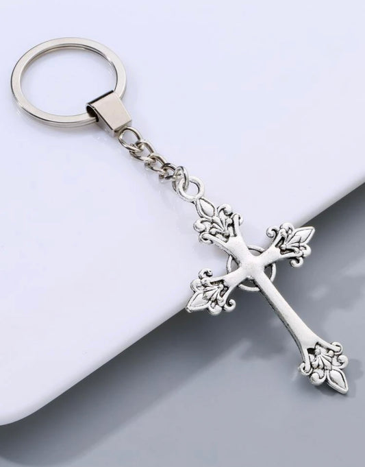 Cross keychain