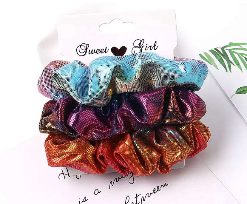 Mermaid Scrunchies Pack 3 pcs