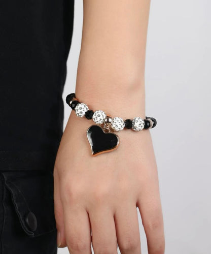 Black Heart Bracelet